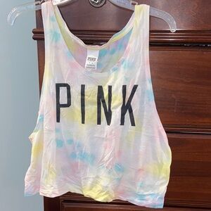 PINK, size M, blue, yellow, pink tie-dye